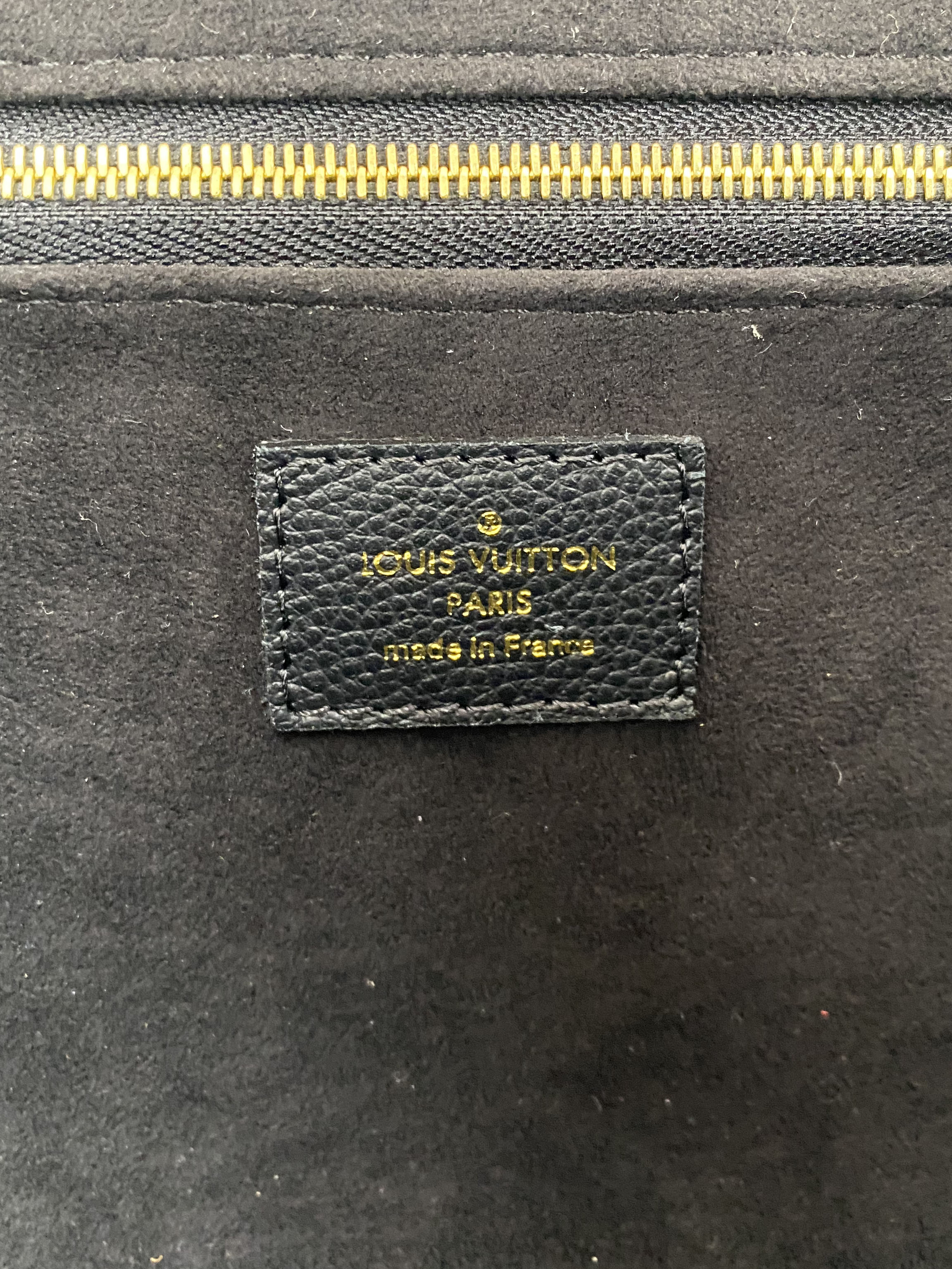 Authentic Louis Vuitton Black Saint Germain MM Handbag - Luxury Leather Tote for Women, Perfect for Work, Travel & Everyday Use