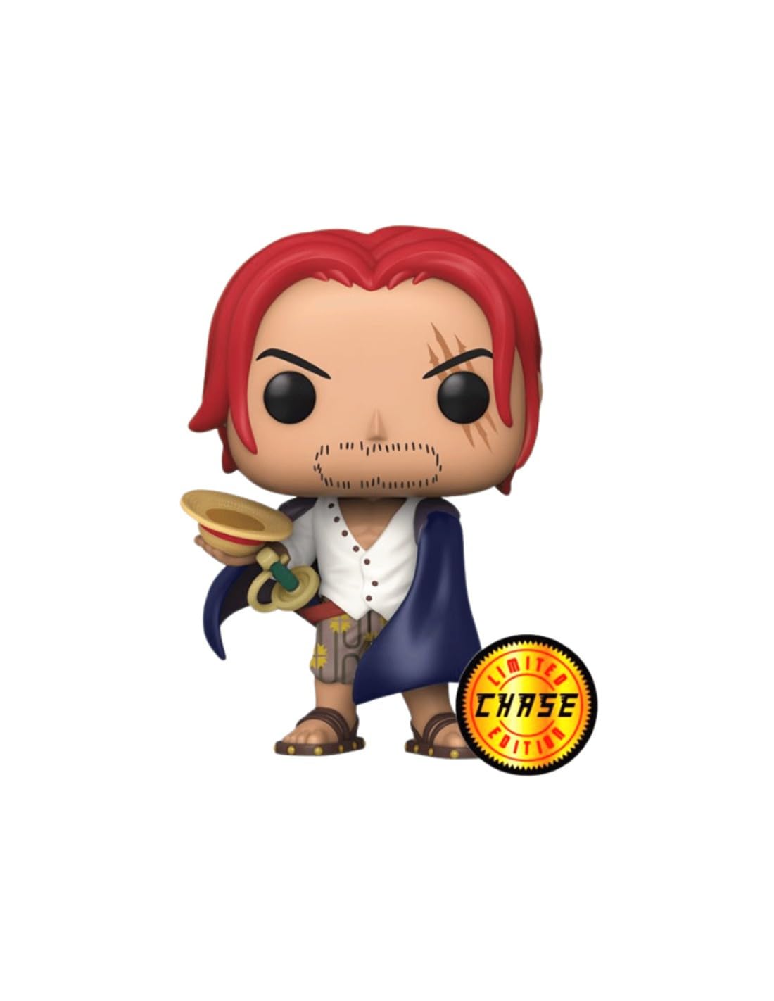Funko Pop! One Piece Shanks Chase Special Edition 939 - Anime Figure Protector Case for Display & Collection