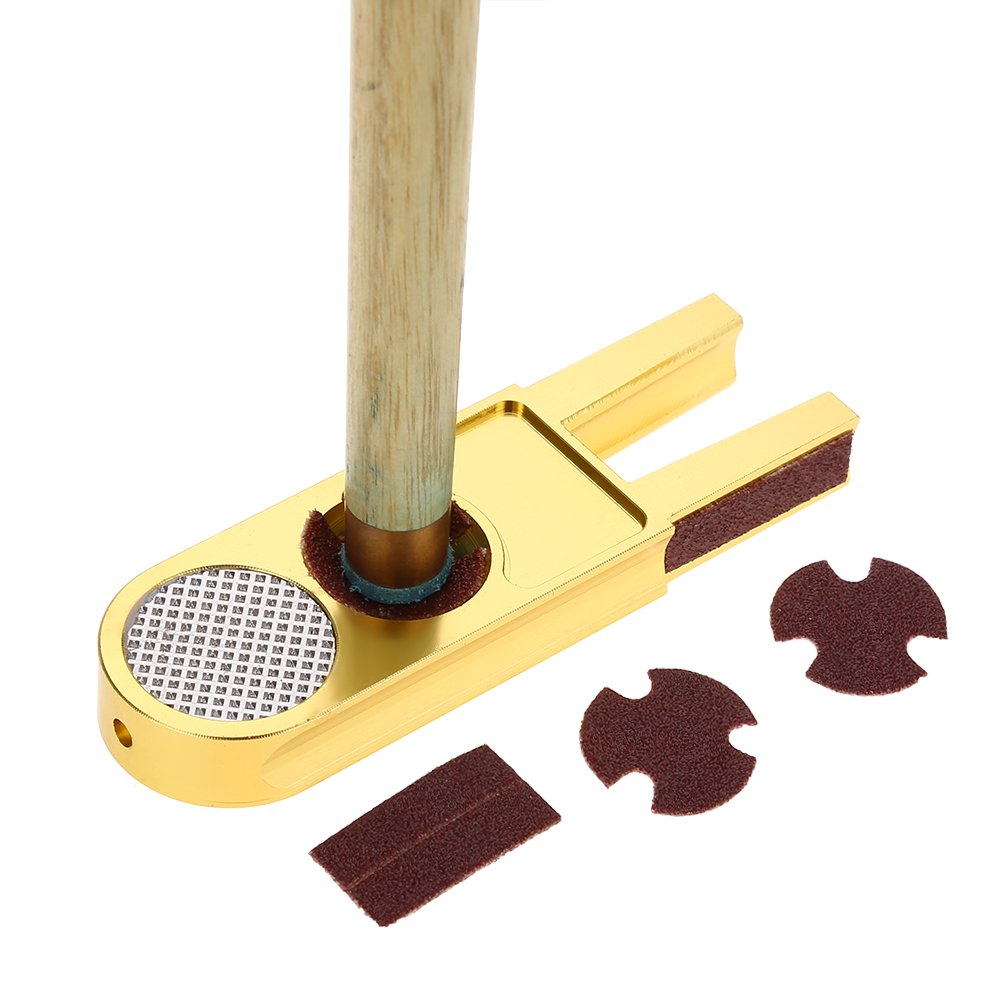3 in 1 Multifunction Pool Cue Cleaner & Trimmer - Billiard Cue Repair Tool for Tapered Tip Maintenance, Perfect for Home & Professional Use