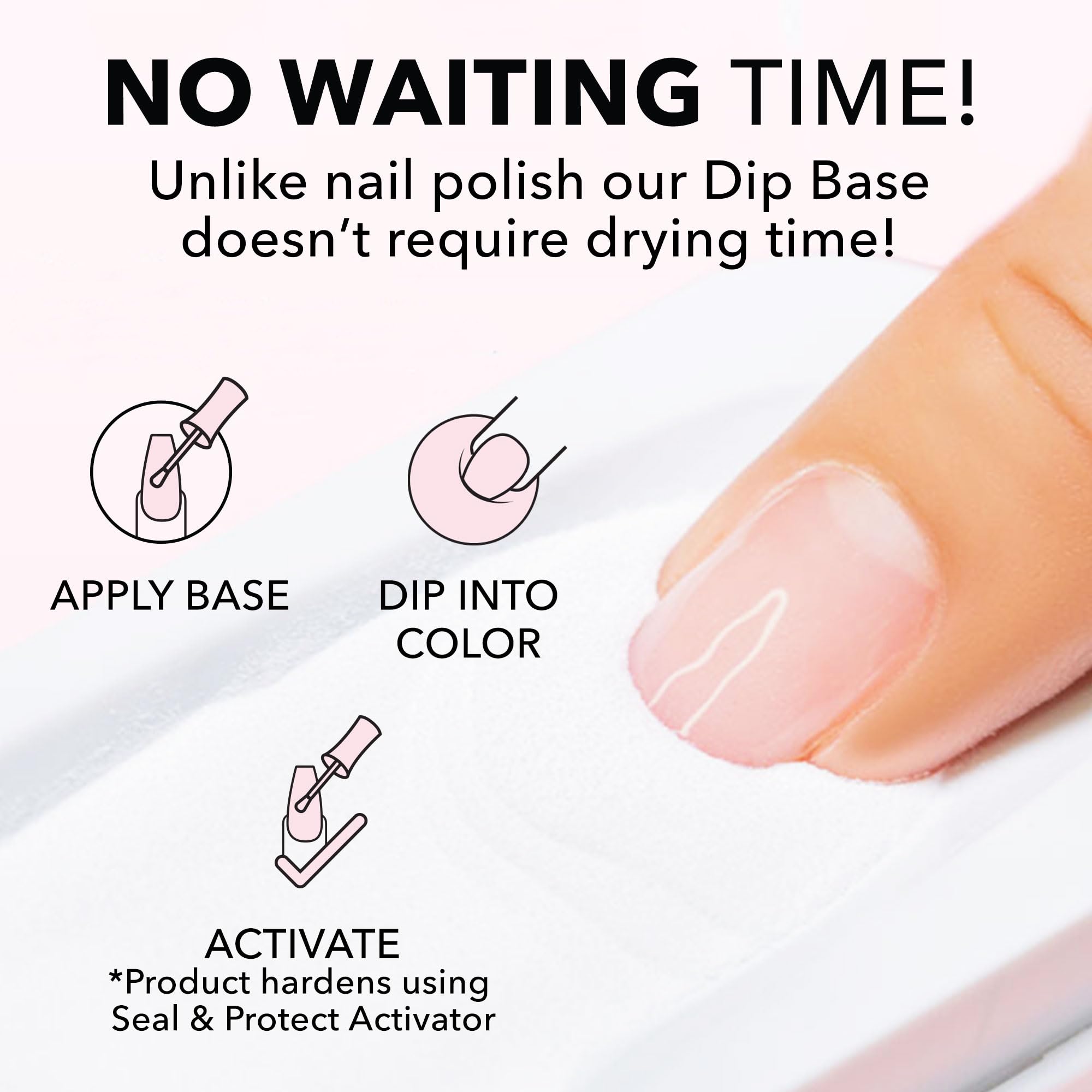 Kiara Sky Professional Nails Dipping Powder - Clear (2 oz) | Long-Lasting Manicure & Nail Art Kit for Salon-Quality Results at Home | Perfect for DIY Nails, Special Occasions & Everyday Wear