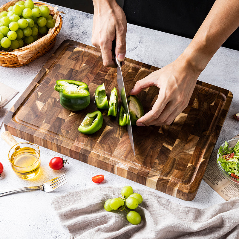 Handmade Walnut Checkered Cutting Board - Personalized Engraved Kitchen Gift for Chef, Housewarming & Wedding (Ideal for Chopping, Serving Charcuterie & Home Decor)