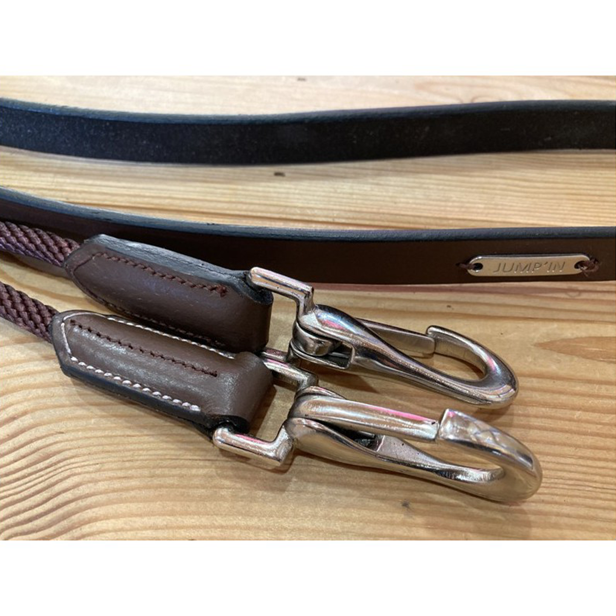 Jump'in Draw Reins for Horses - Adjustable Training Reins for Riding & Dressage - Perfect for Equestrian Training & Show Jumping