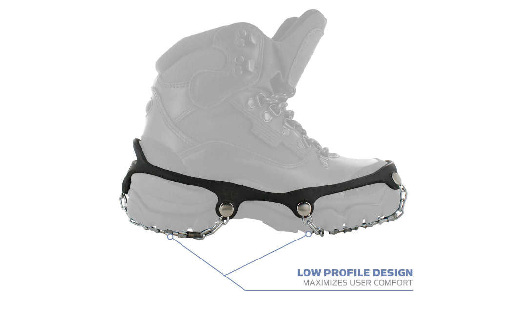 IceTrekkers Diamond Grip Traction Cleats for Shoes - Anti-Slip Ice Snow Grips for Walking, Hiking & Running - Winter Safety Traction Devices for Outdoor Activities