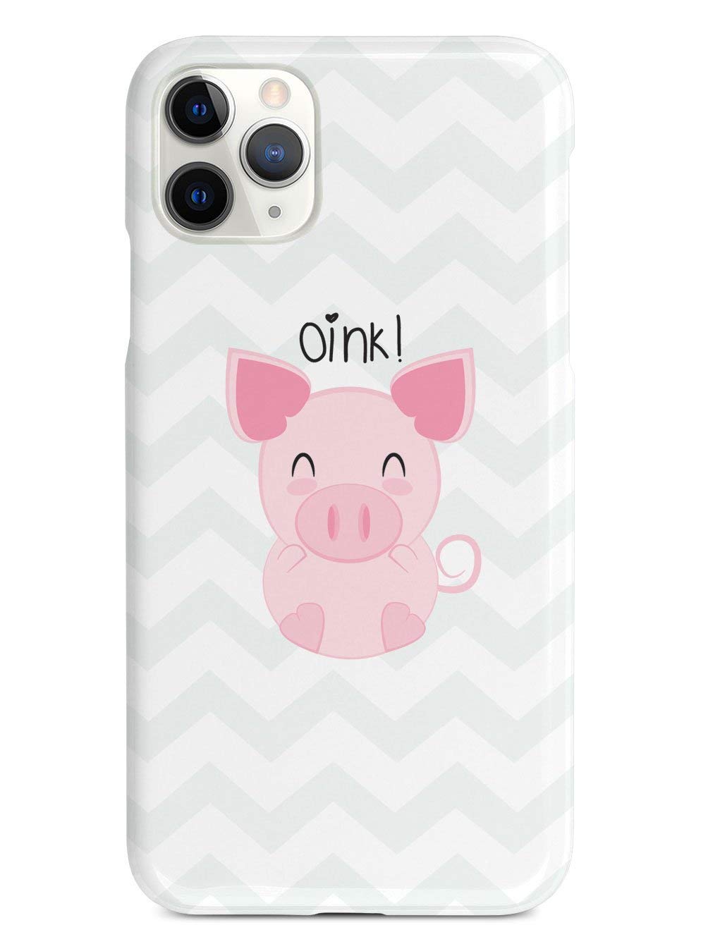 Premium 3D Textured Protective Case for iPhone 11 Pro Max | Cute Pig Chevron Design | Shockproof & Scratch-Resistant Cover | Perfect for Everyday Use, Work & Travel