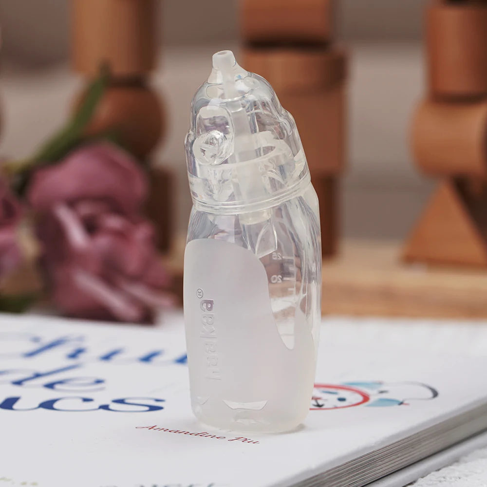 Baby Nasal Aspirator - Soft Silicone Penguin Shape for Newborns & Infants - Gentle Nose Cleaner for Congestion Relief - Perfect for Home, Travel & Daycare Use
