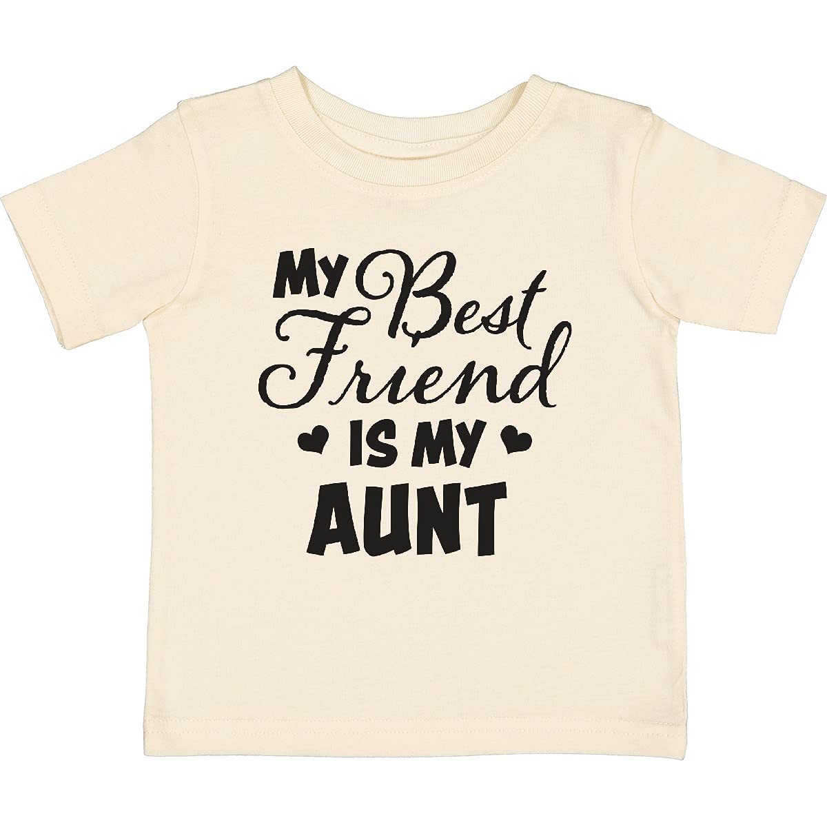 My Best Friend is My Aunt with Hearts Baby T-Shirt - Perfect for Family Gatherings & Special Occasions