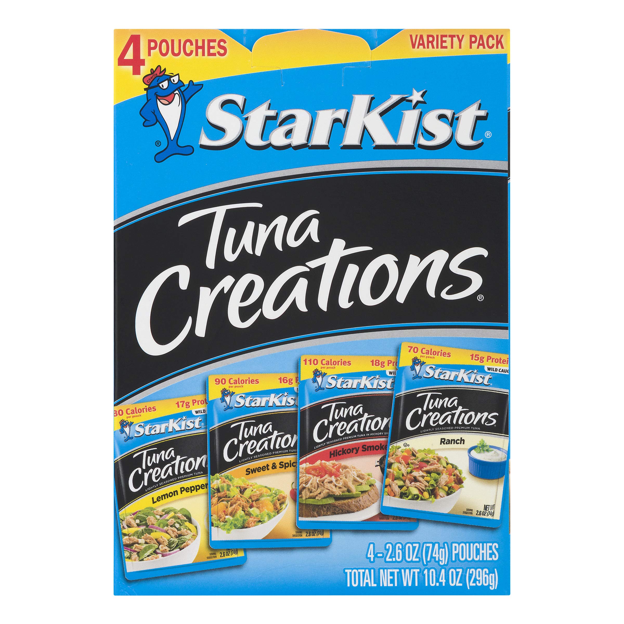 StarKist Chicken & Tuna Creations Variety Pack - 12 Protein-Packed Pouches | Ready-to-Eat Meals for Camping, Office Lunches & Emergency Food Supply