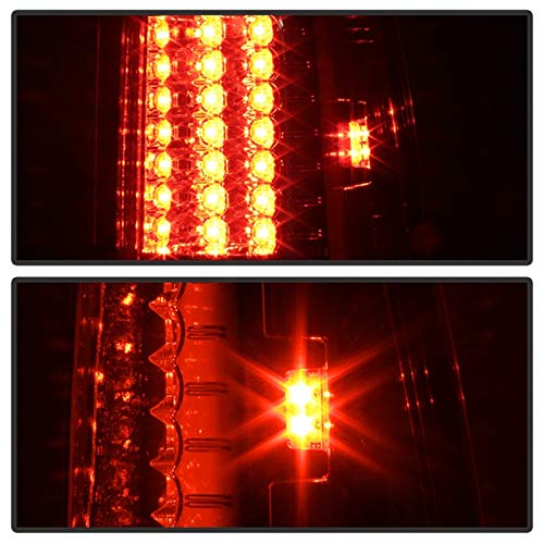 Spyder Auto 5029140 LED Tail Lights Red/Clear - High Performance Replacement Lights for Trucks & SUVs - Enhanced Visibility & Style Upgrade