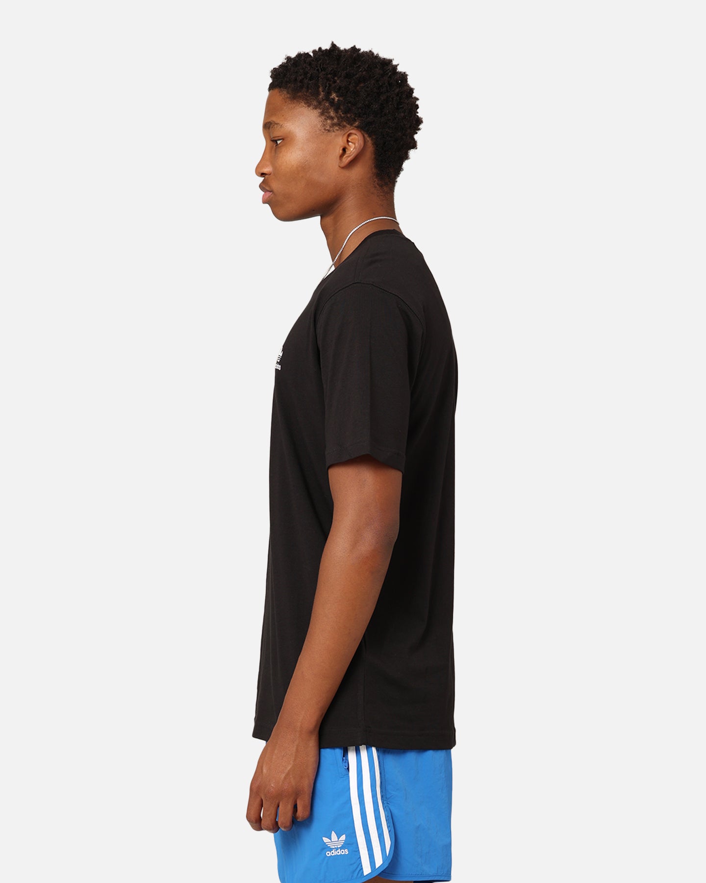 Adidas Trefoil Essentials T-Shirt for Men - Classic Black Cotton Tee with Iconic Logo | Casual Wear, Gym, Street Style & Everyday Outfits