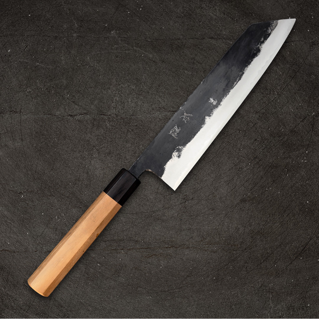 Premium Ishizuchi Blue #2 Kurouchi Bunka Knife 210mm (8.2