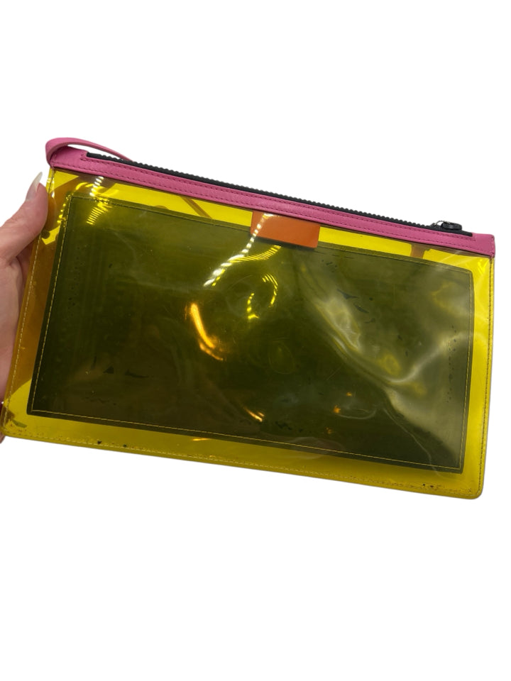 Versace Vinyl Rubber Logo Pouch - Luxury Designer Cosmetic Bag for Women | Perfect for Makeup, Travel & Everyday Essentials