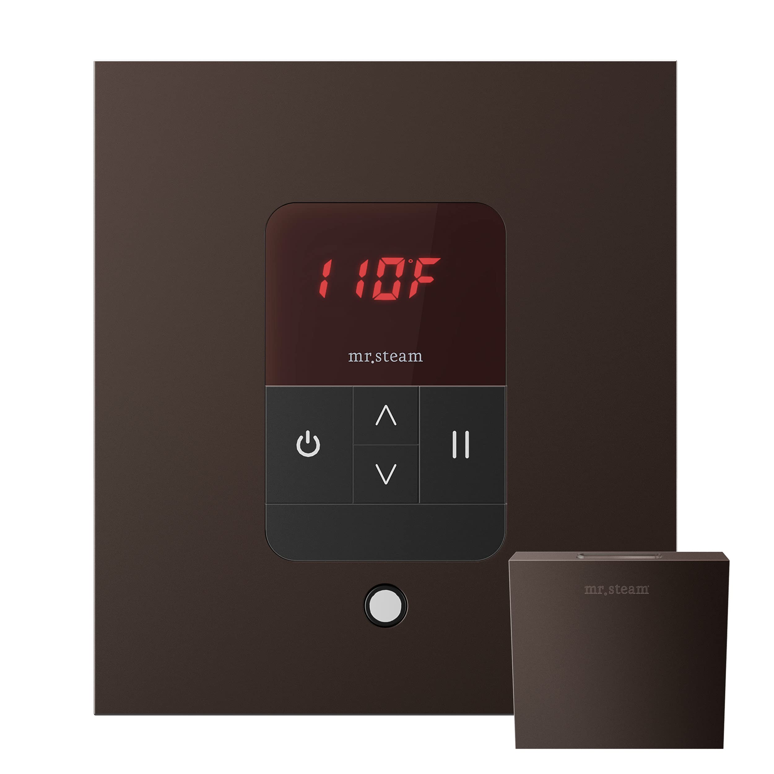Mr. Steam BasicButler Square Steam Shower Package in Oil Rubbed Bronze Finish - Perfect for Spa-Like Bathroom Relaxation and Luxury Home Steam Rooms