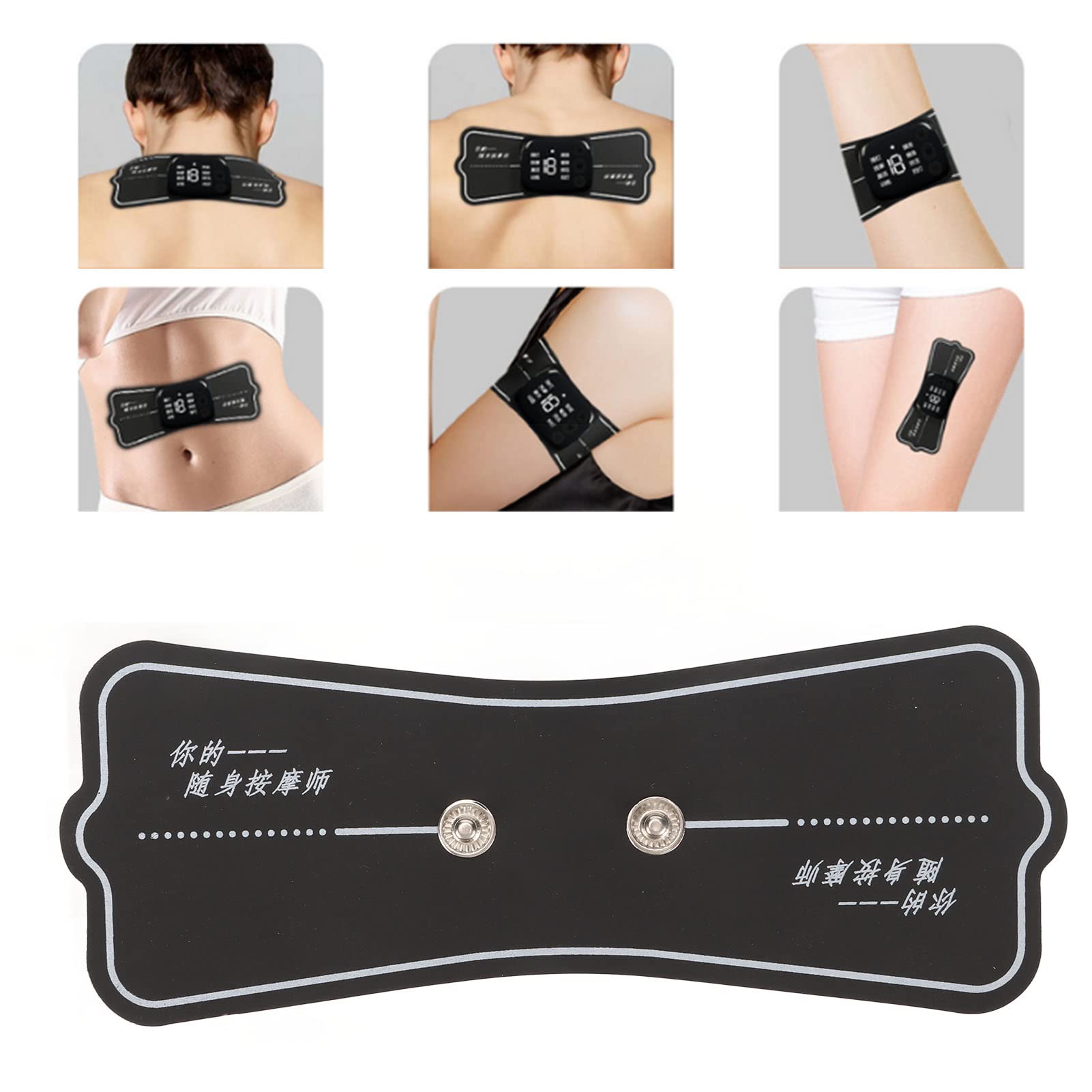 3 Pack Replacement Pads for Electric Massagers - Self-Adhesive Therapy Pads for Neck & Shoulder Pain Relief - Low Impedance Electrode Pads for Cervical Massage - Perfect for Home Use & Physical Therapy Sessions