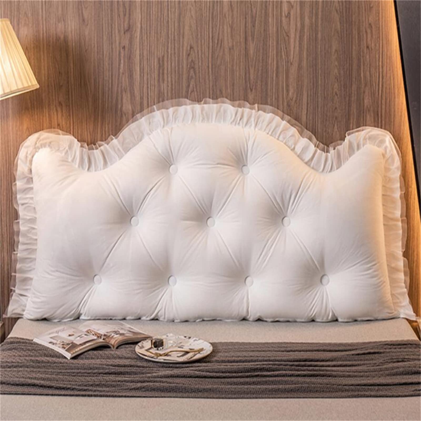 King Queen Twin Headboard Pillow - Large Reading & Backrest Support Pillow for Sofa, Bed, Floor - 79