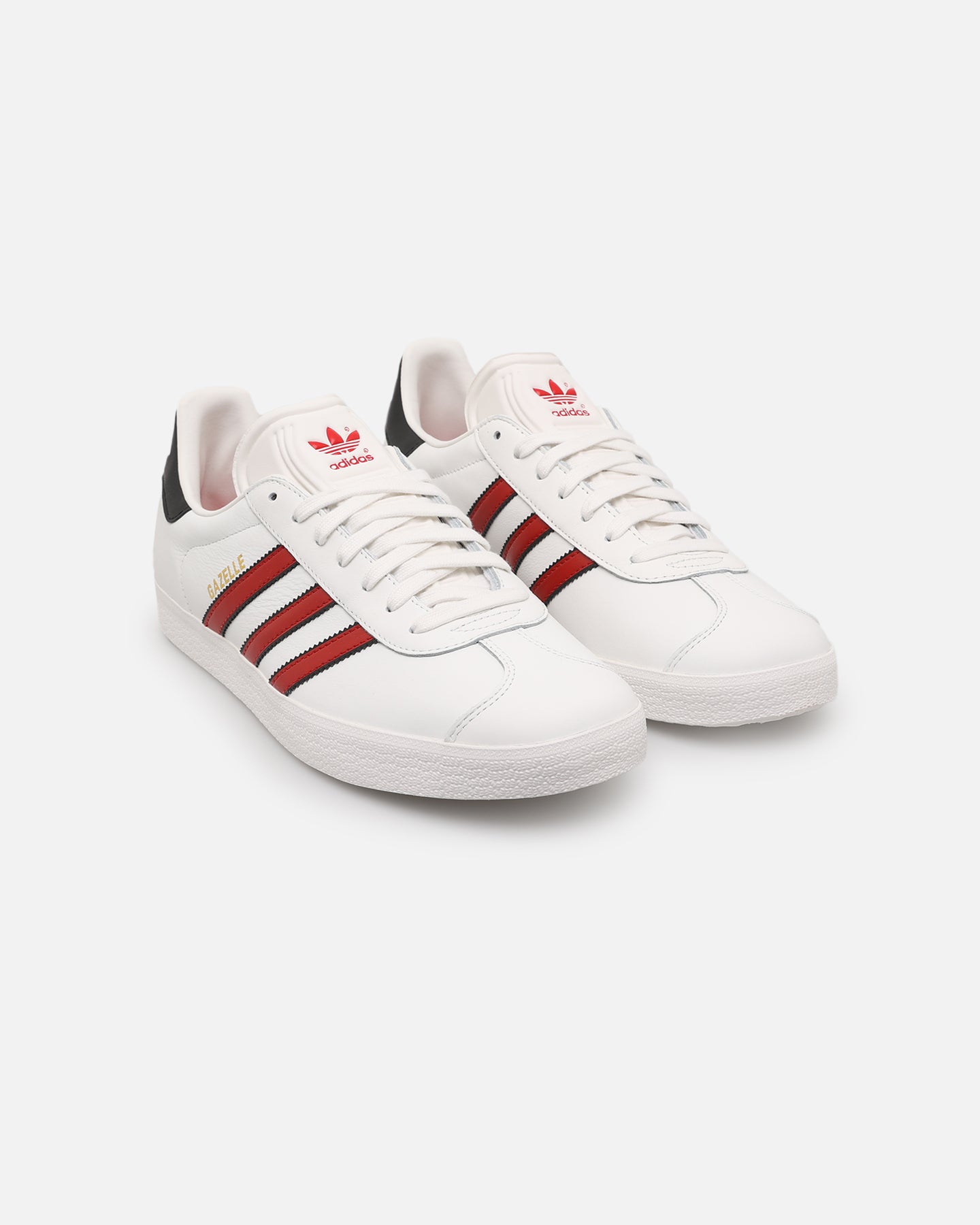 Adidas Gazelle Sneakers - White & Scarlet Colorway | Classic Comfort for Running, Walking & Casual Wear