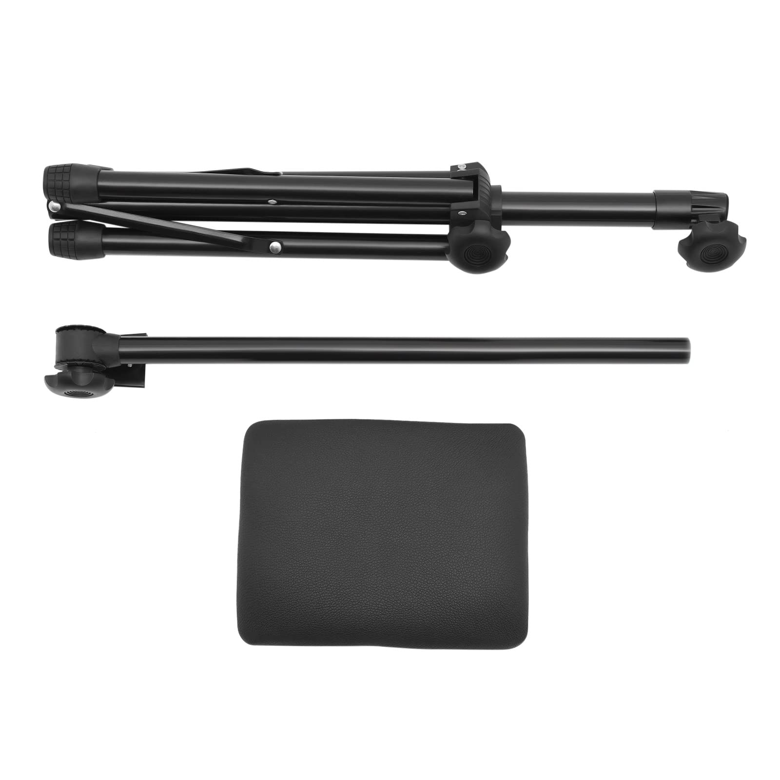 Adjustable Tattoo Tripod Stand - Professional Tattoo Workstation with Arm & Leg Rest (65-125cm/25.59-49.21