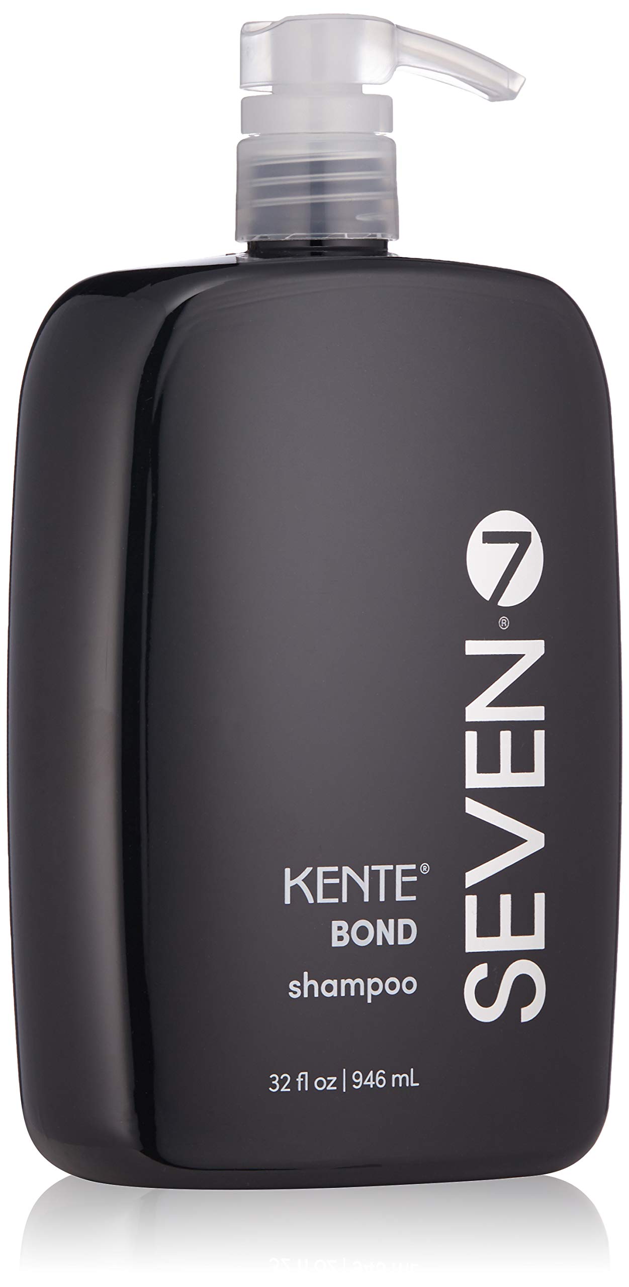 SEVEN Haircare KENTE BOND Repairing Shampoo for Split Ends & Damaged Hair - Sulfate Free, Cruelty Free with Green Tea, Guar & Pro Vitamin B5 - For Men & Women - Made in USA - 32 oz - Perfect for Daily Hair Repair & Hydration at Home or Salon