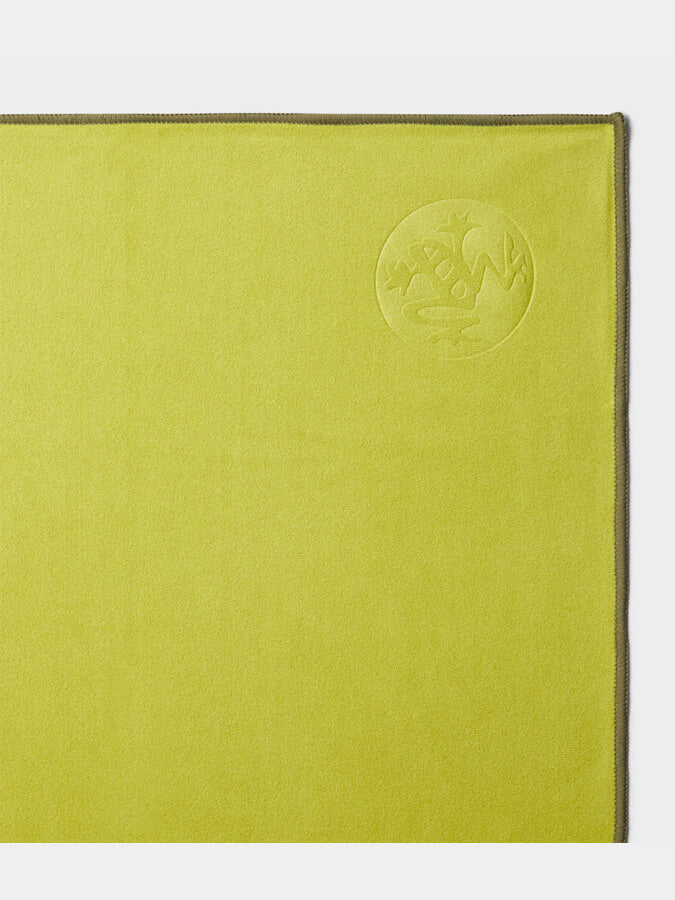Manduka eQua Yoga Mat Towels - Non-Slip, Absorbent & Eco-Friendly for Hot Yoga, Pilates & Workouts - Perfect for Home & Studio Use