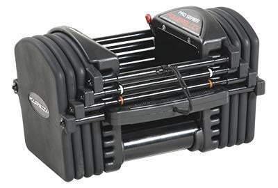 PowerBlock Pro EXP Stage 1 Adjustable Dumbbell Set (5-50 lbs) - Home Gym Strength Training Equipment for Weight Lifting & Fitness Workouts
