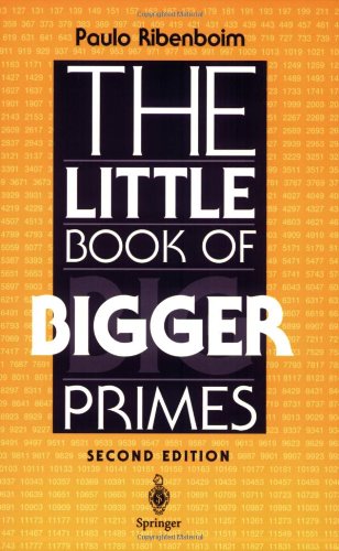 The Little Book of Bigger Primes - Prime Number Guide for Math Enthusiasts & Students | Perfect for STEM Learning & Number Theory Studies