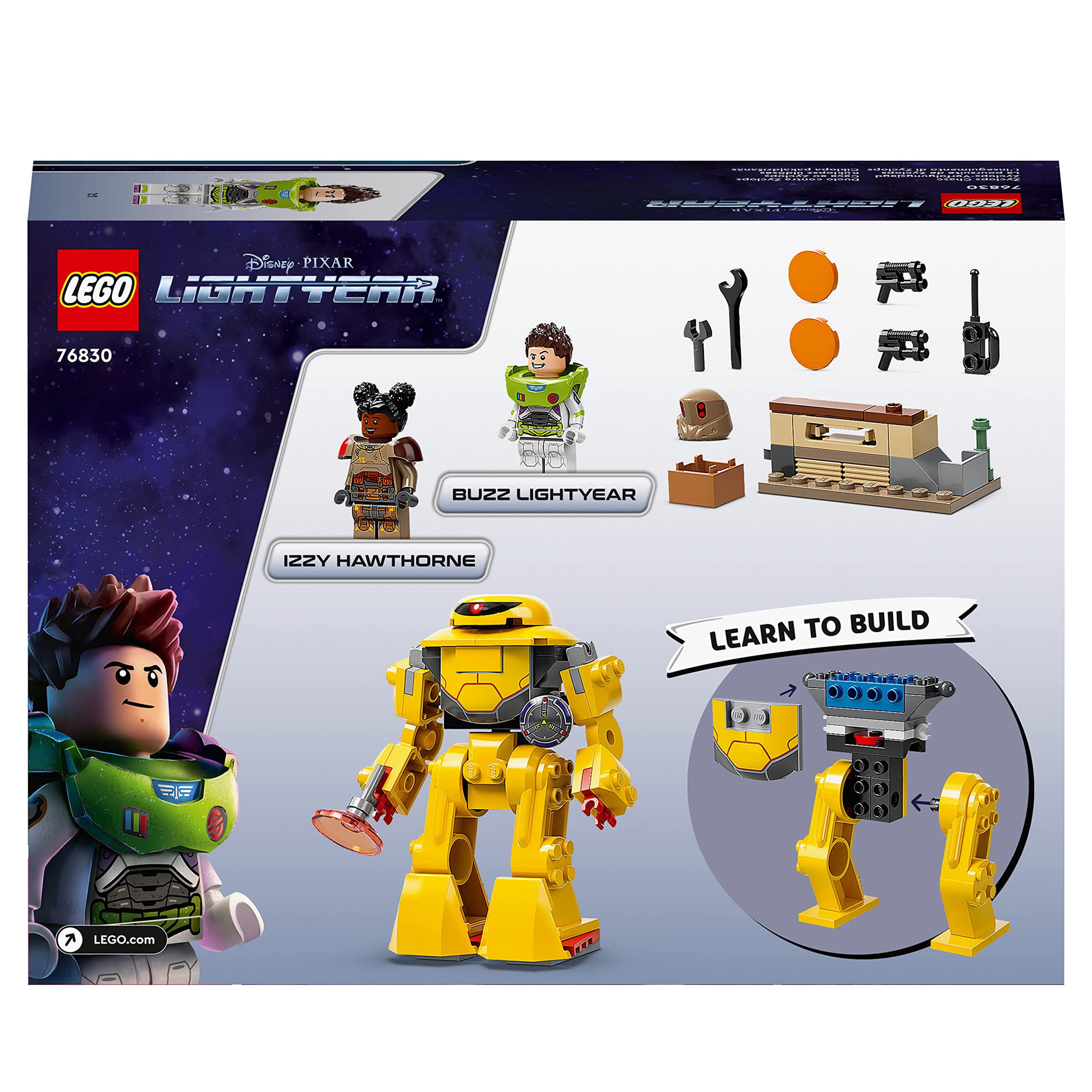 LEGO 76830 Disney Pixar Lightyear Zyclops Duel Building Toy with Buzz Lightyear & Meca Action Robot - STEM Construction Set for Kids Ages 4+ - Perfect for Space Adventure Play & Birthday Gifts