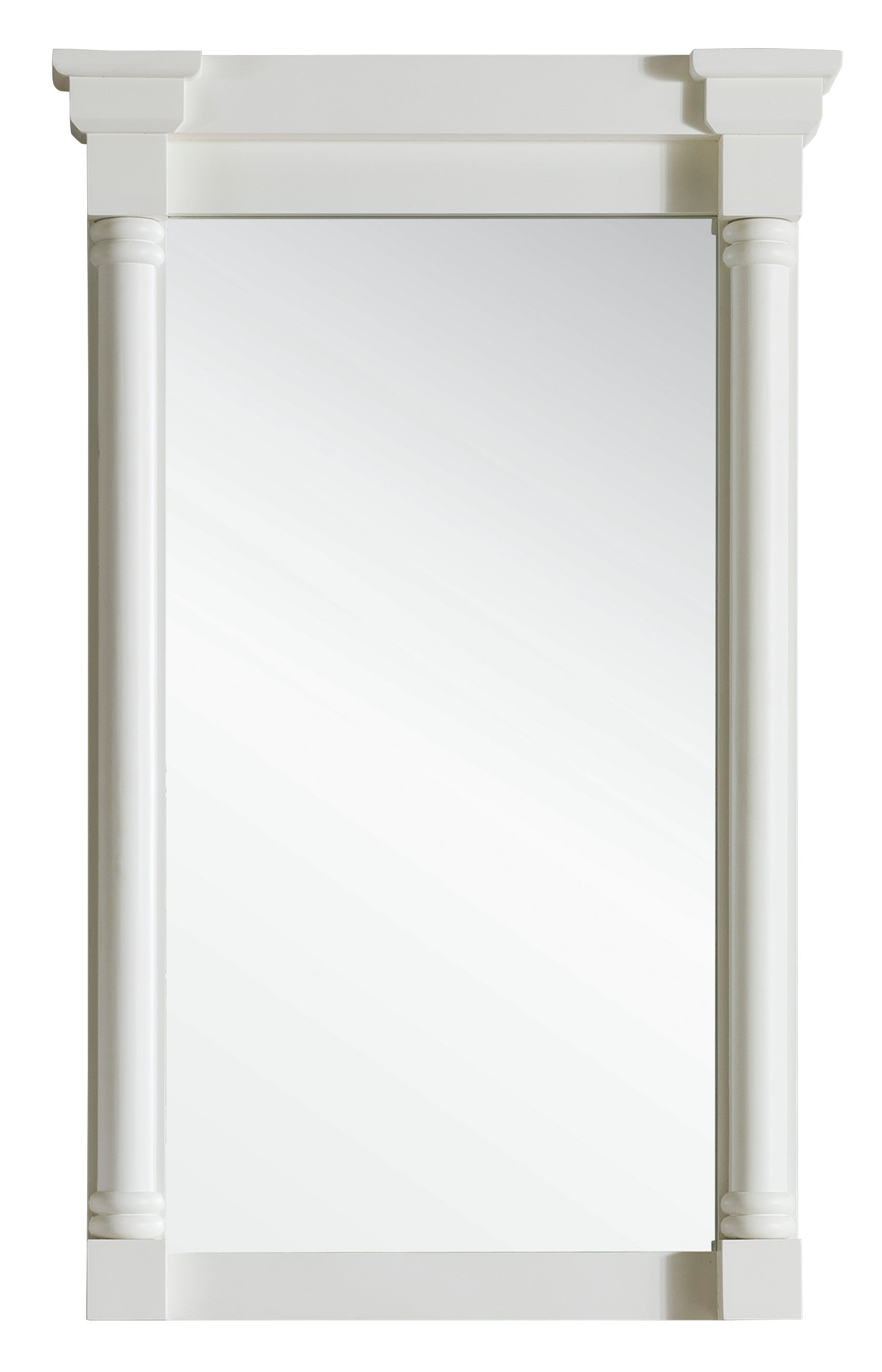 Savannah/Providence Mirror - Cottage White Wall Mirror for Farmhouse Decor, Bathroom Vanity, Bedroom & Living Room