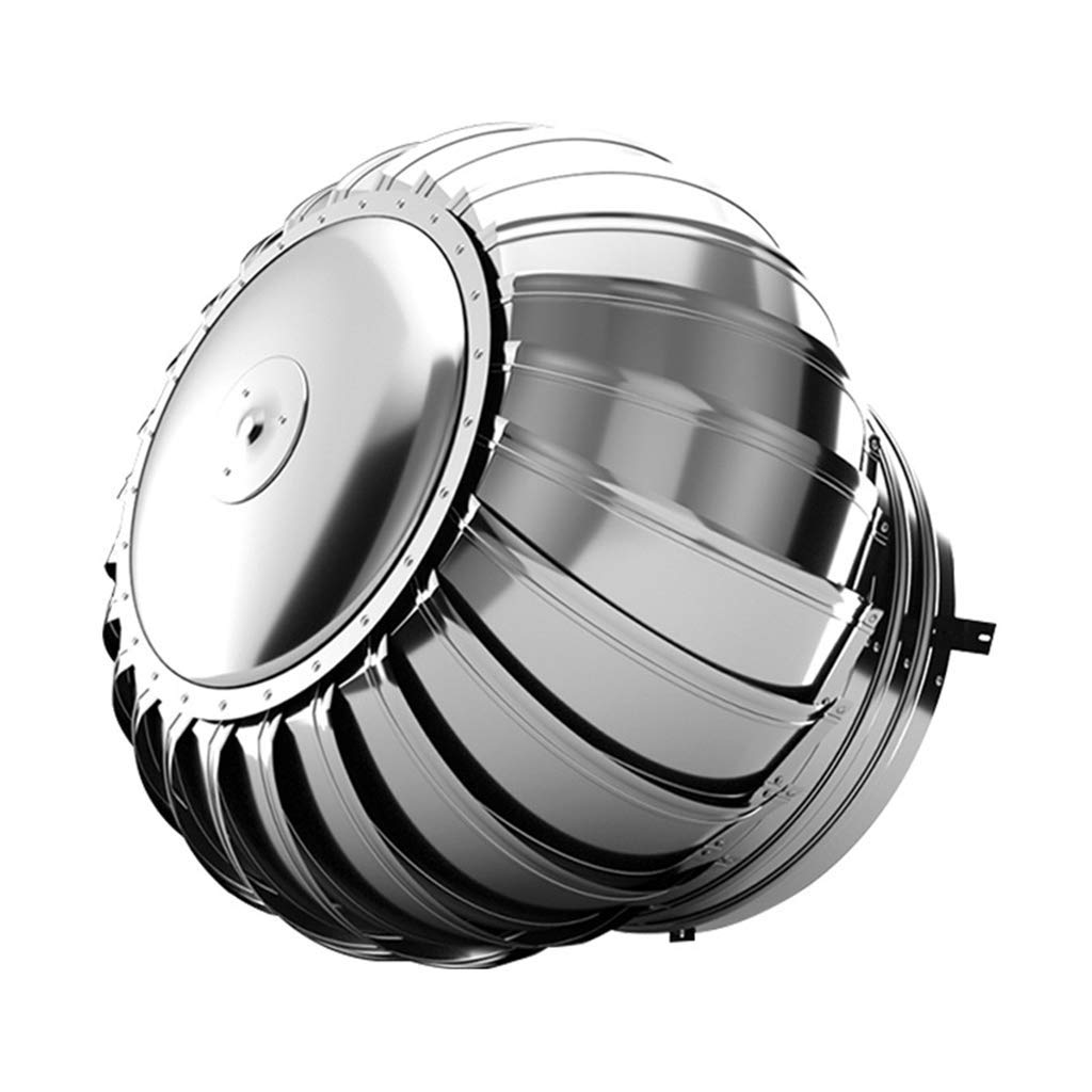 Stainless Steel Rotating Chimney Cowl Cap - 800mm Anti-Downdraught Vent Spinner for Chimneys & Exhaust Vents | Durable Weatherproof Design with Fixed Feet | Perfect for Home Roof Ventilation & Industrial Exhaust Systems