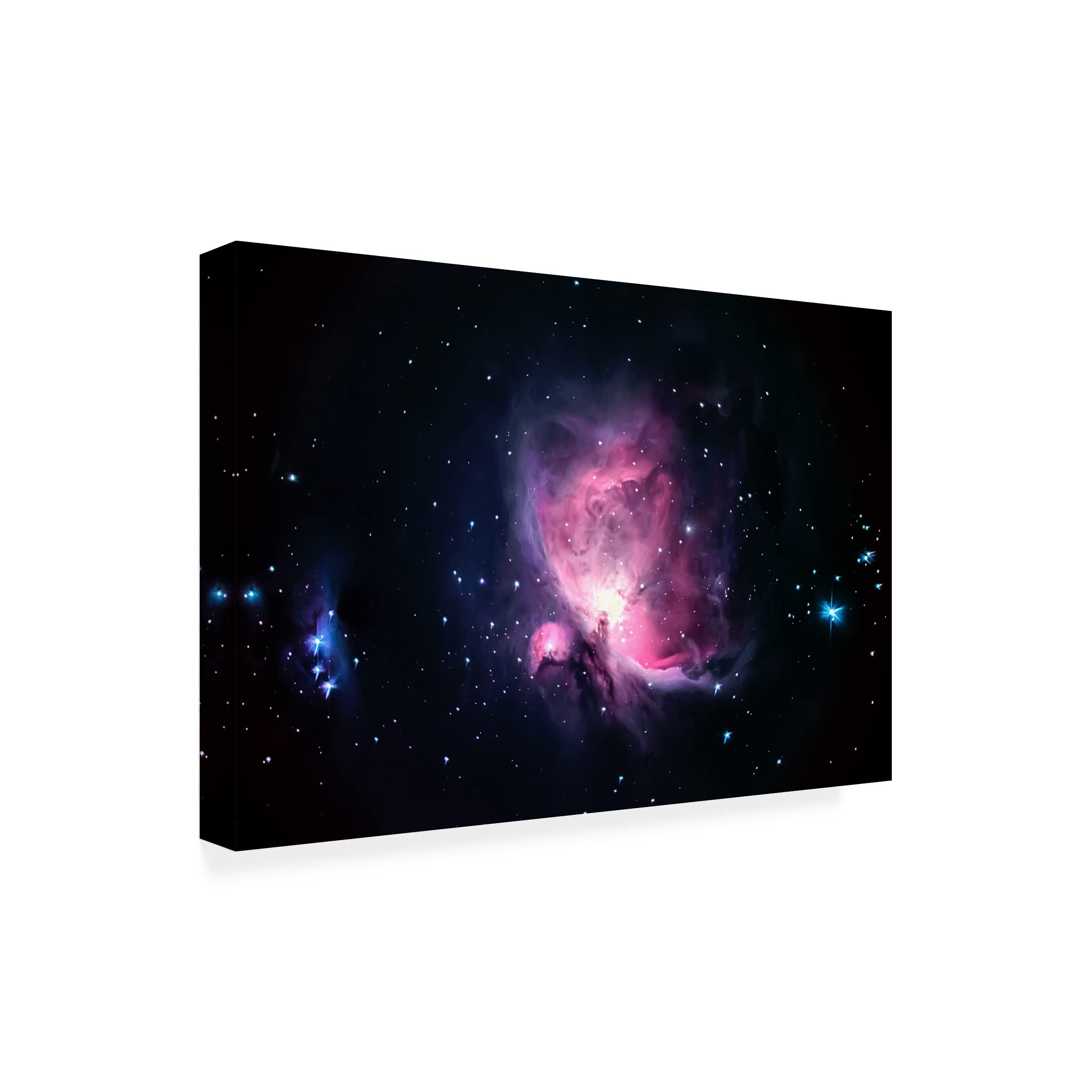 Trademark Fine Art 'Orion Nebula' Canvas Wall Art by Andrea Auf dem - Stunning Space Galaxy Decor for Living Room, Bedroom & Office
