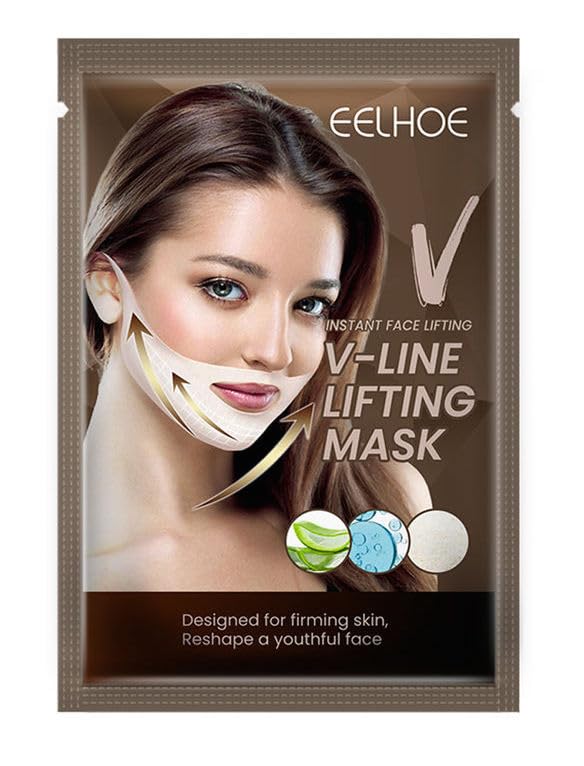 Boxania® Double Up V Lifting Mask - Anti-Aging Face & Chin Lifting Mask for Women, Reduces Double Chin, Wrinkles & Smile Lines - 1 PC - Perfect for Home Spa, Self-Care & Skincare Routine