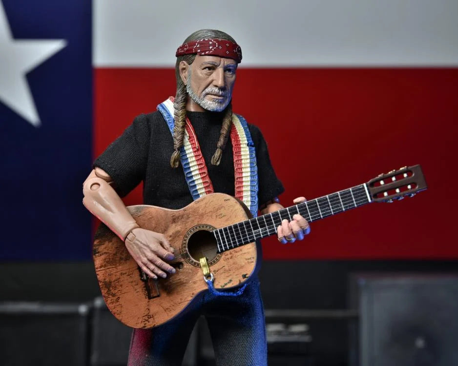 NECA Willie Nelson Action Figure - 7-Inch Collectible Music Legend Toy for Fans & Collectors - Perfect for Display, Gifts, and Music Memorabilia Collections