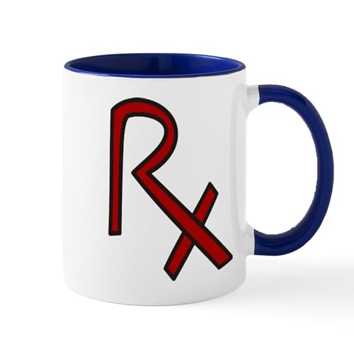 White/Navy Inside - RX Pharmacist Mug