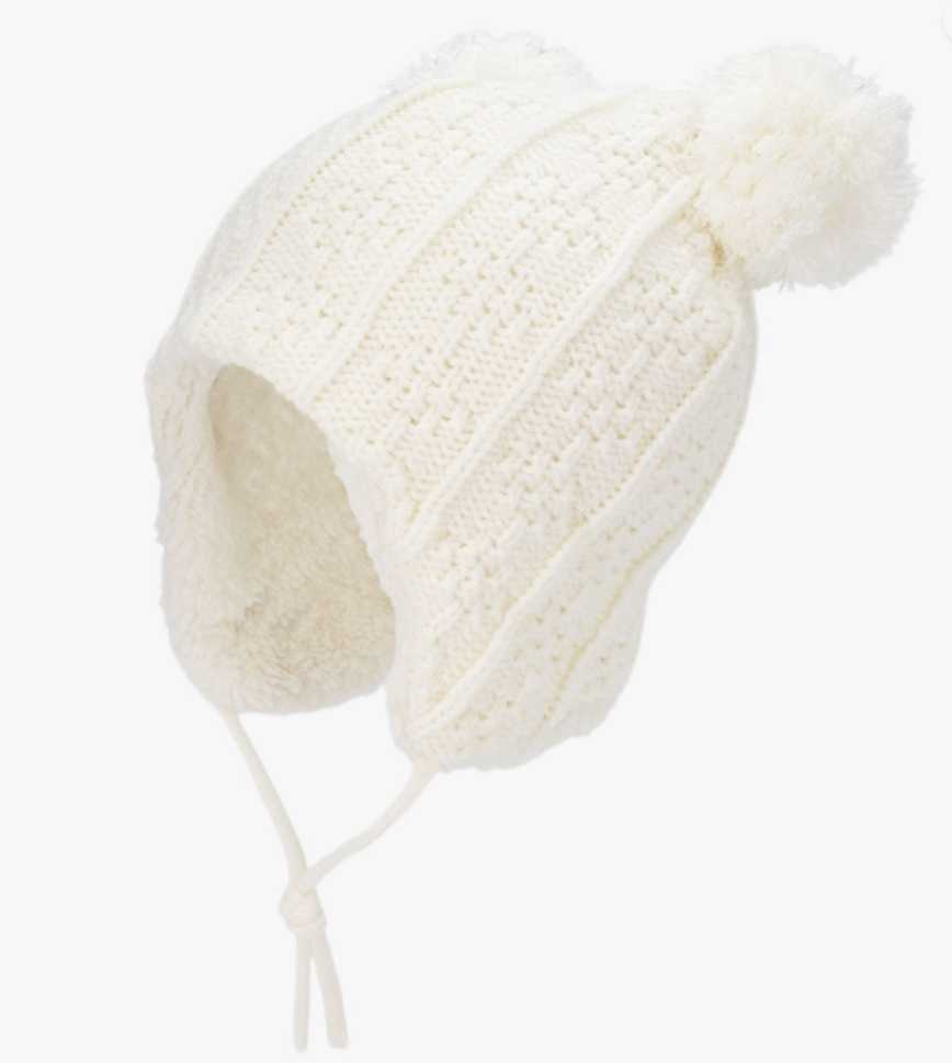 JJ Cream Bear Beanie - Soft & Cozy Winter Hat for Women & Men - Cute Animal Ear Knit Cap for Cold Weather, Outdoor Activities & Casual Fashion