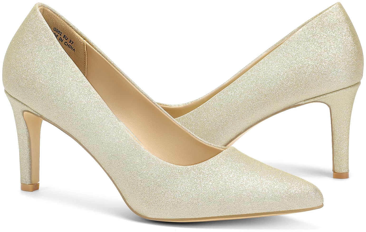 Women's Pointed Toe Stiletto Pumps - 3 Inch High Heels for Wedding, Party & Dress Occasions - Comfortable Closed Toe Dress Shoes for Women - Perfect for Evening Events, Prom & Formal Wear