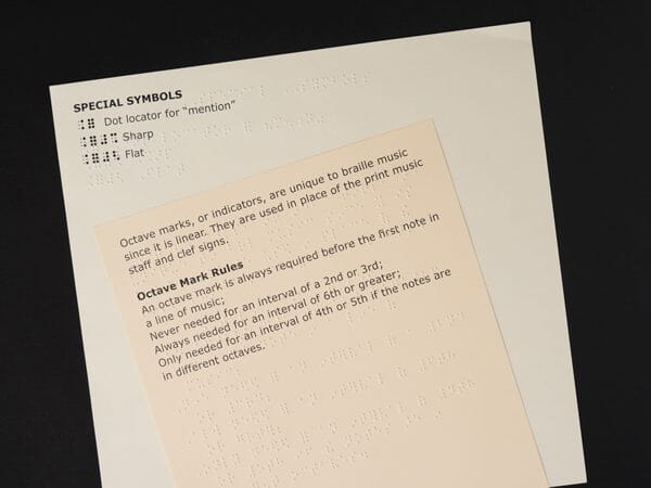 Braille Music Flash Cards for Learning - Educational Tools for Visually Impaired Musicians - Perfect for Music Teachers, Students, and Therapy Sessions