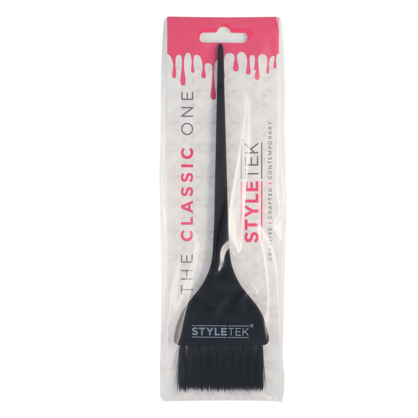 Styletek Classic Coloring Brush - Solid Black (8.5 x 2.25 Inches) | Professional Art Brush for Watercolor, Acrylic & Oil Painting | Perfect for Artists, Students & DIY Craft Projects