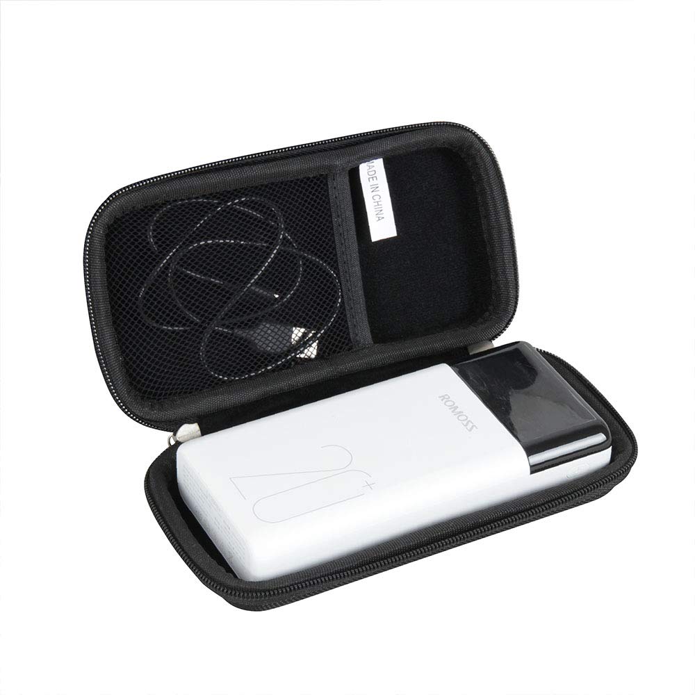 Hermitshell Hard Travel Case for ROMOSS LT20PS+/Ares20/Sense 6PS+ 20000mAh Portable Charger - Durable Protective Cover for Power Bank - Perfect for Travel, Camping & Outdoor Adventures