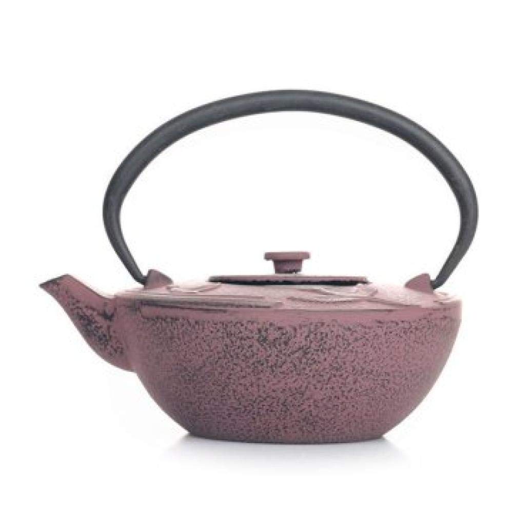 Premium Pink Cast Iron Teapot - 450ml Japanese Tetsubin for Loose Leaf Tea | Perfect for Home, Office & Tea Ceremonies
