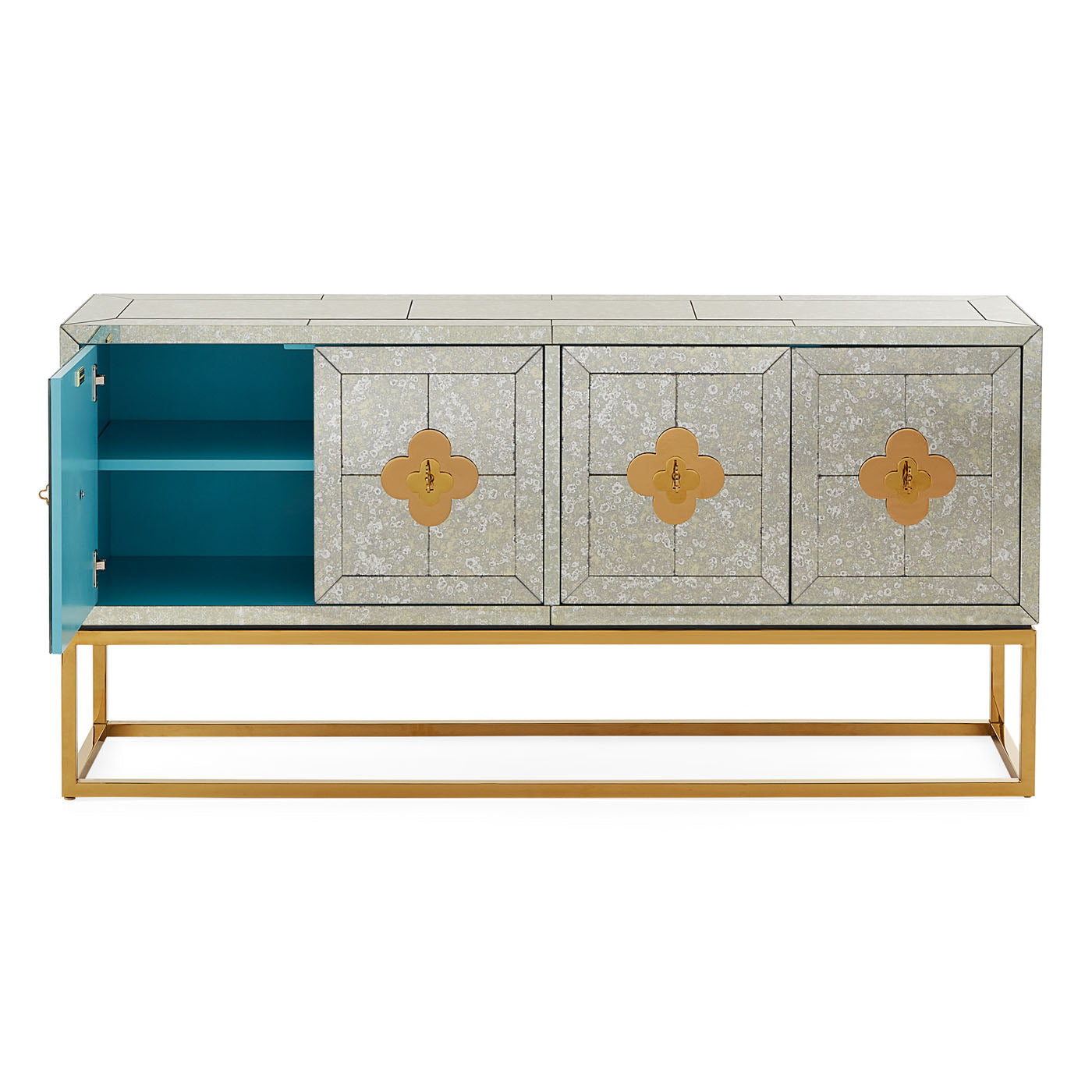 Delphine Credenza - Modern Wooden Buffet Cabinet with Storage for Dining Room & Living Room | Stylish Sideboard for Home Decor & Organization
