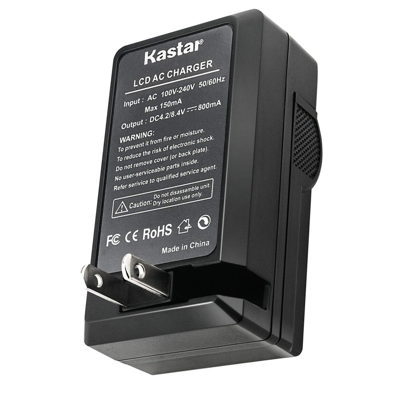 Kastar 2-Pack EN-EL2 Replacement Battery with LCD AC Charger - Compatible with Nikon EN-EL2/ENEL2/EL2 Batteries, MH-60 Charger & Coolpix 2500/3500/SQ Digital Cameras - Perfect for Travel Photography & Backup Power