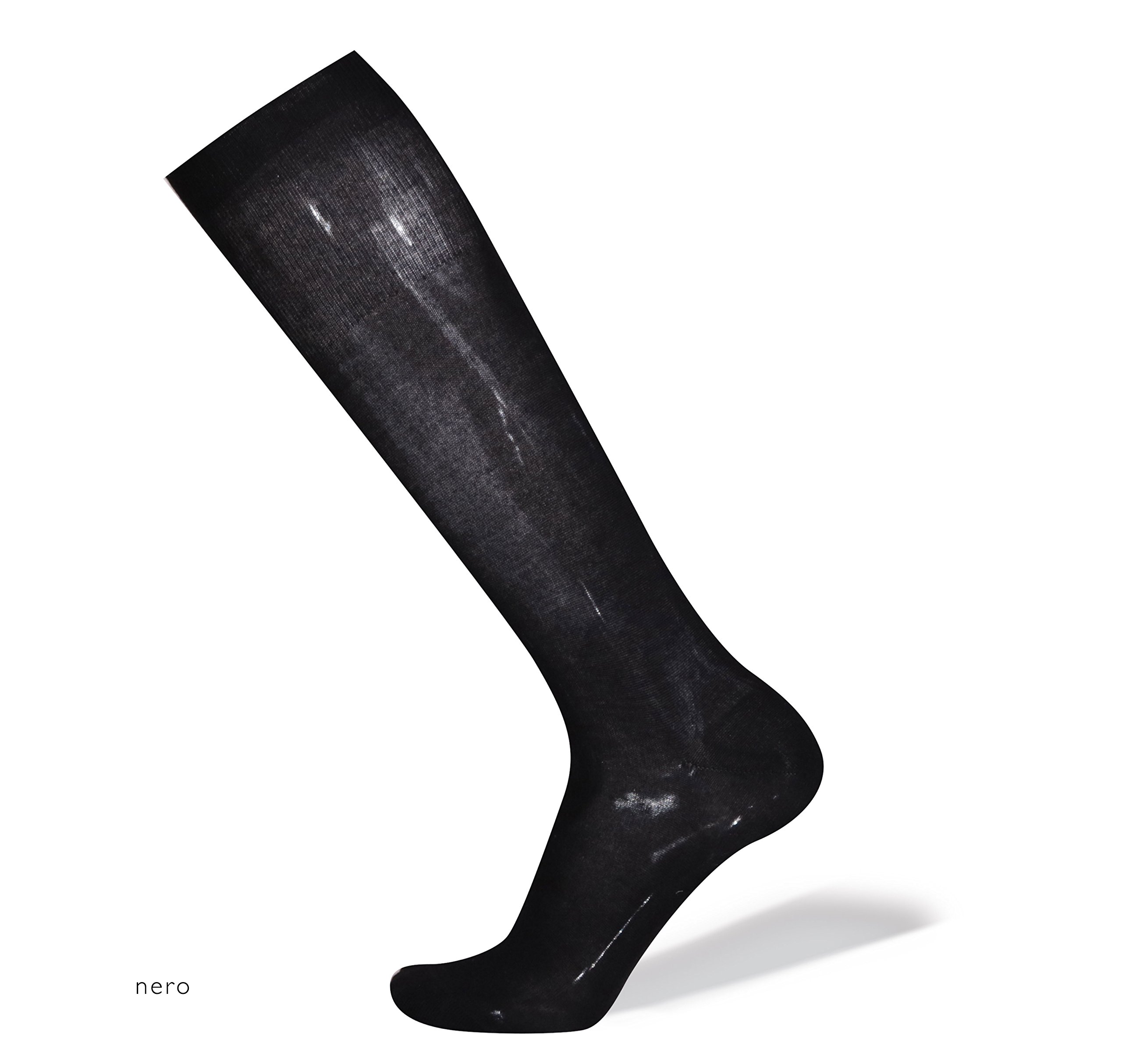 Premium Italian Cashmere Knee-High Socks for Women & Men - Ultra Soft Winter Warm Socks - Luxury Made in Italy - Perfect for Cold Weather, Lounging & Gift Giving