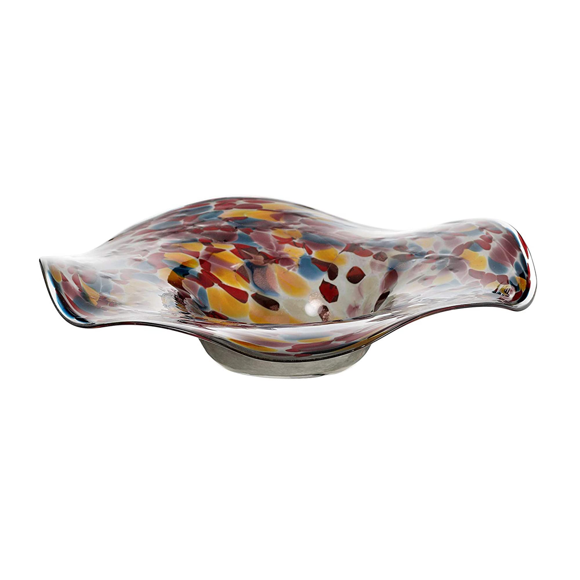 Elegant Modern Glass and Marble Decorative Bowl - 16