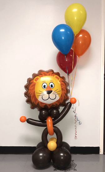 Lucky Lion Balloon Animal - Inflatable Party Decor for Birthdays, Baby Showers & Carnival Events