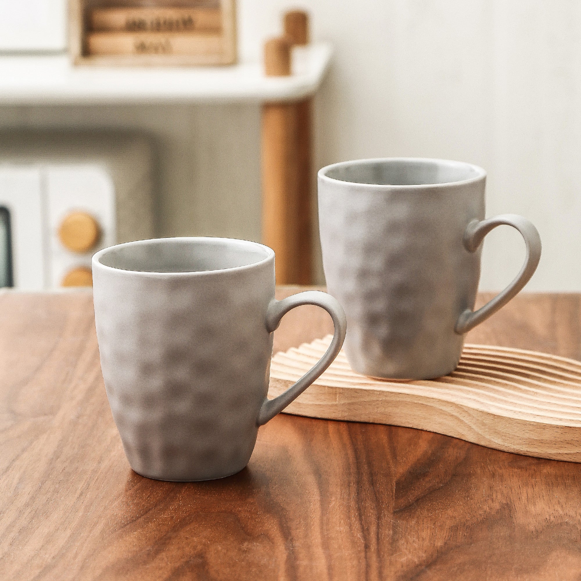 Premium Clara Porcelain Dinnerware Set - Elegant Gray 16-Piece Dinnerware Collection for Formal Dining, Entertaining & Everyday Use