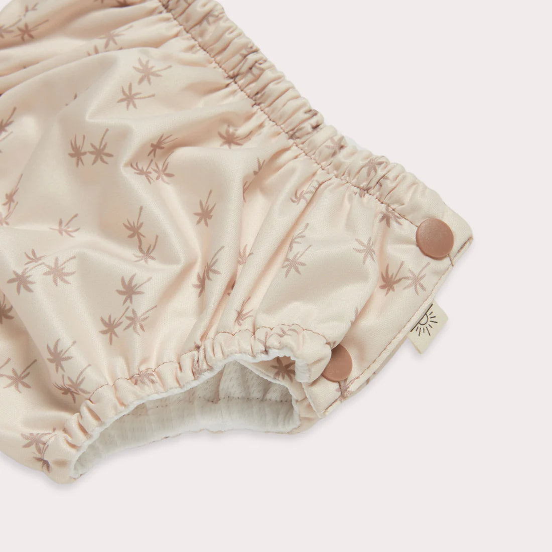 EcoNaps Reusable Swim Diaper for Babies | Soft & Comfortable Palm Print | Perfect for Pool, Beach & Water Play