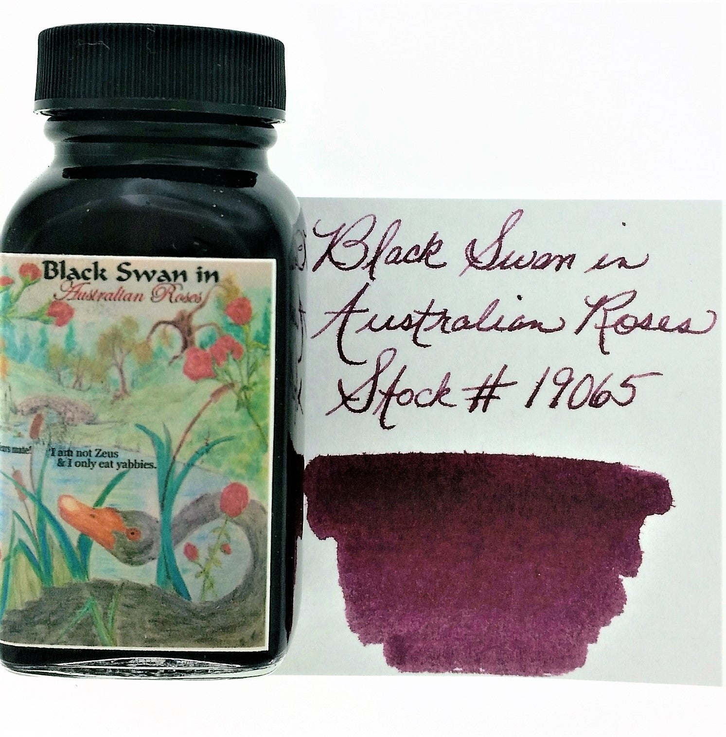 Noodler’s Black Swan Fountain Pen Ink - 3oz Bottle for Calligraphy, Writing & Art - Premium Waterproof Ink for Journals, Letters & Creative Projects
