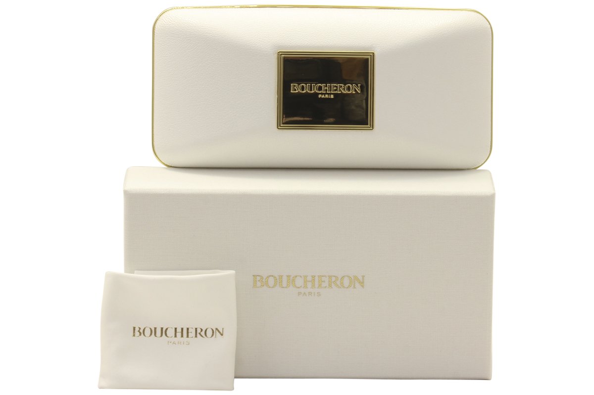 Boucheron BC0004S Luxury Sunglasses for Women & Men - UV Protection, Polarized Lenses, Fashionable Frame (Color 001) - Perfect for Driving, Beach & Outdoor Activities