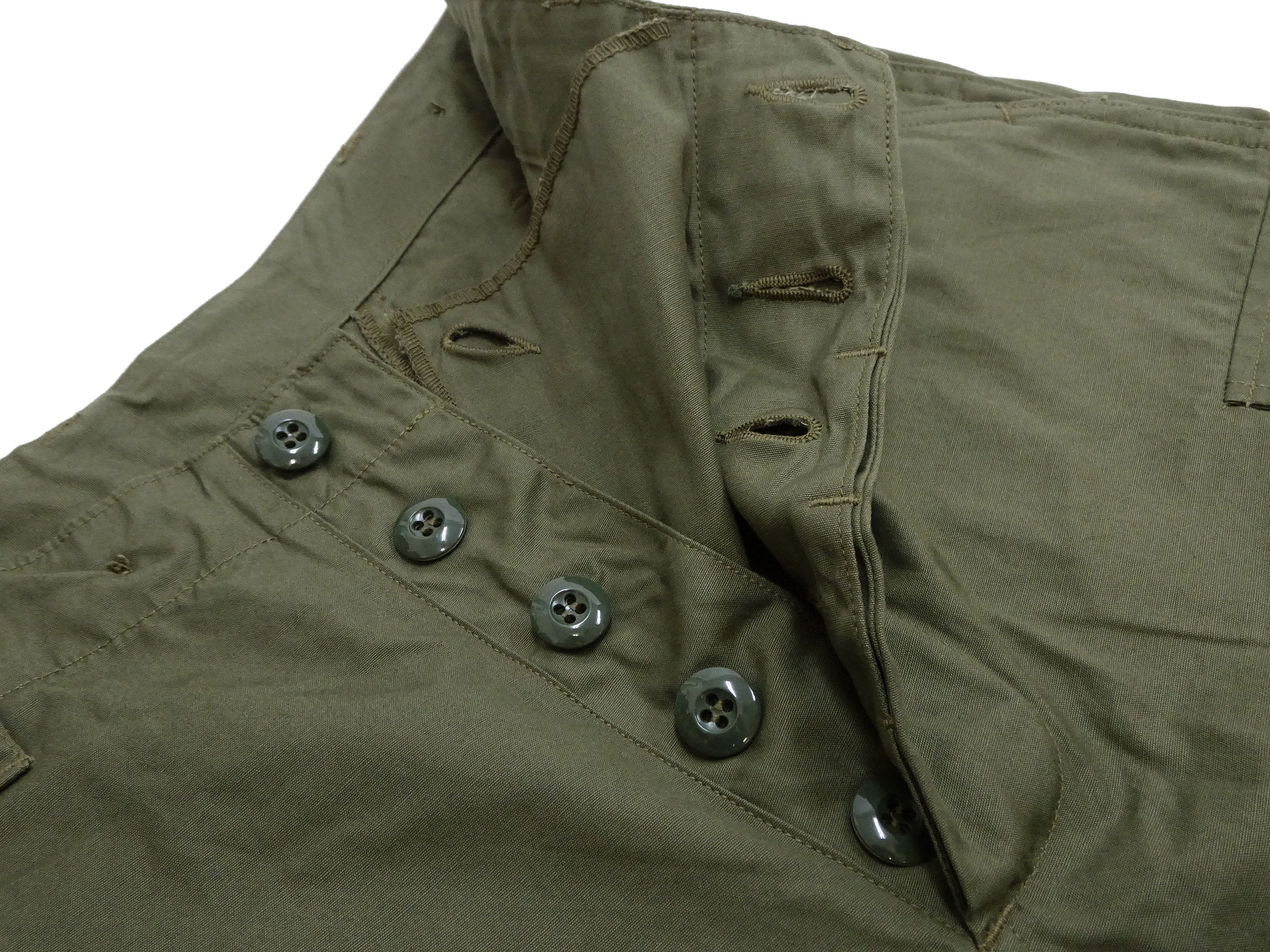 Buzz Rickson Men's Cargo Shorts - Olive BR52550 | Vietnam War Style Military Shorts | Durable Outdoor & Casual Wear for Hiking, Camping & Everyday Use