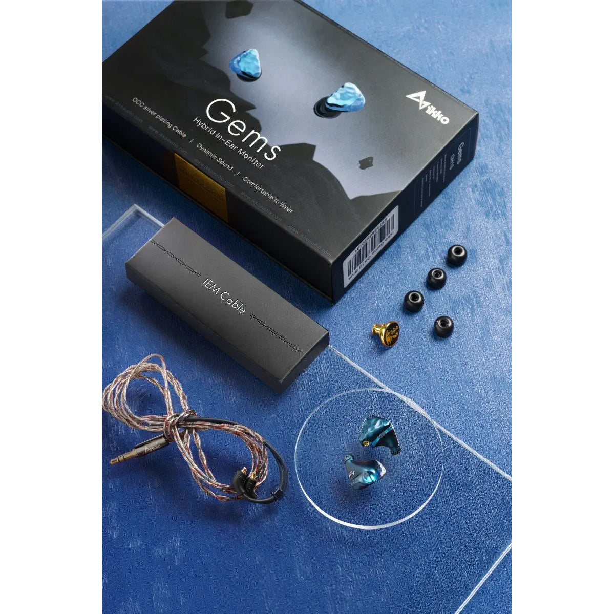 IKKO OH1S High-Fidelity In-Ear Monitors with Dynamic Driver - Open Box Condition - Perfect for Audiophiles, Musicians & Studio Recording