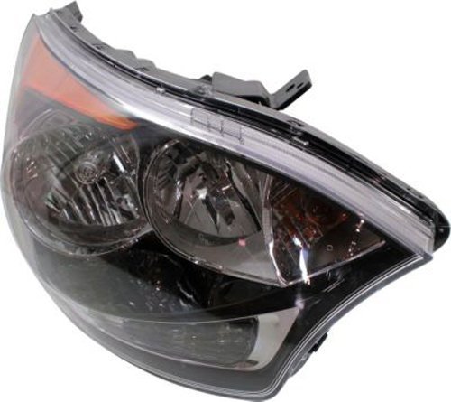 CPP Right Passenger Side Headlight Head Lamp Replacement for 2012-2015 Kia Rio - Perfect for Night Driving & Auto Repair