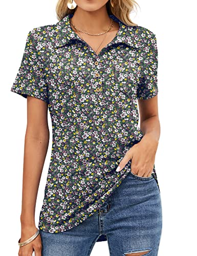 Floral Navy Yellow